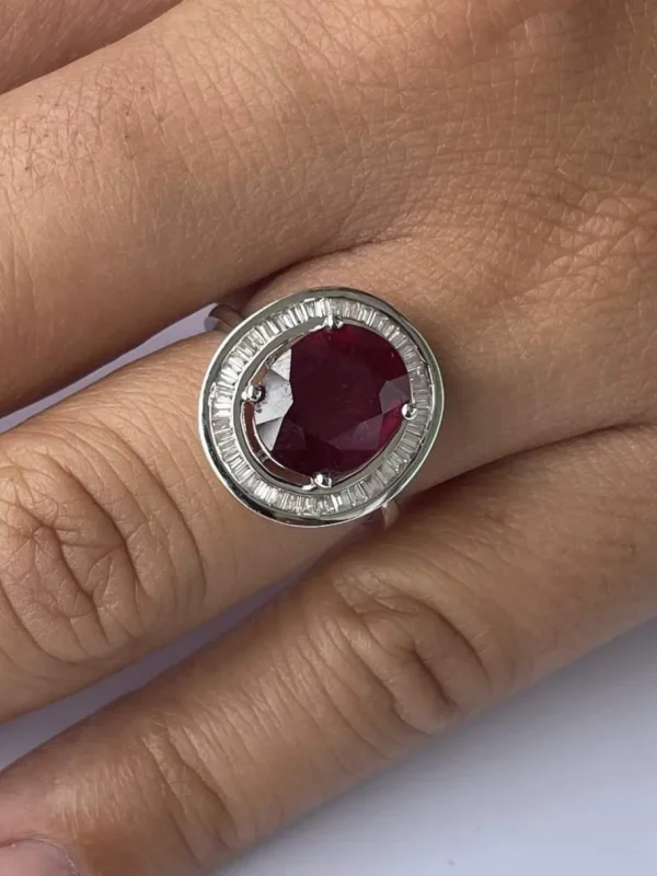 Roman Joyero Anillos<VALS anillo oro 18k de esmeralda rodeadas de taipes de brillantes