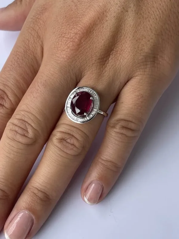 Roman Joyero Anillos<VALS anillo oro 18k de esmeralda rodeadas de taipes de brillantes