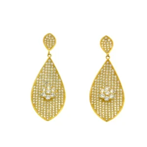 Roman Joyero Pendientes<YURI, pendientes largos para fiesta de plata y circonitas