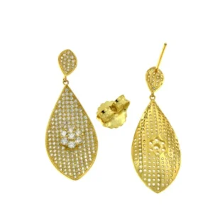 Roman Joyero Pendientes<YURI, pendientes largos para fiesta de plata y circonitas