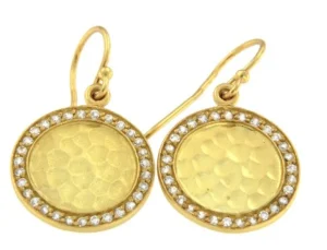 Roman Joyero Pendientes<ZAGROS, pendientes de plata dorada con circonitas.